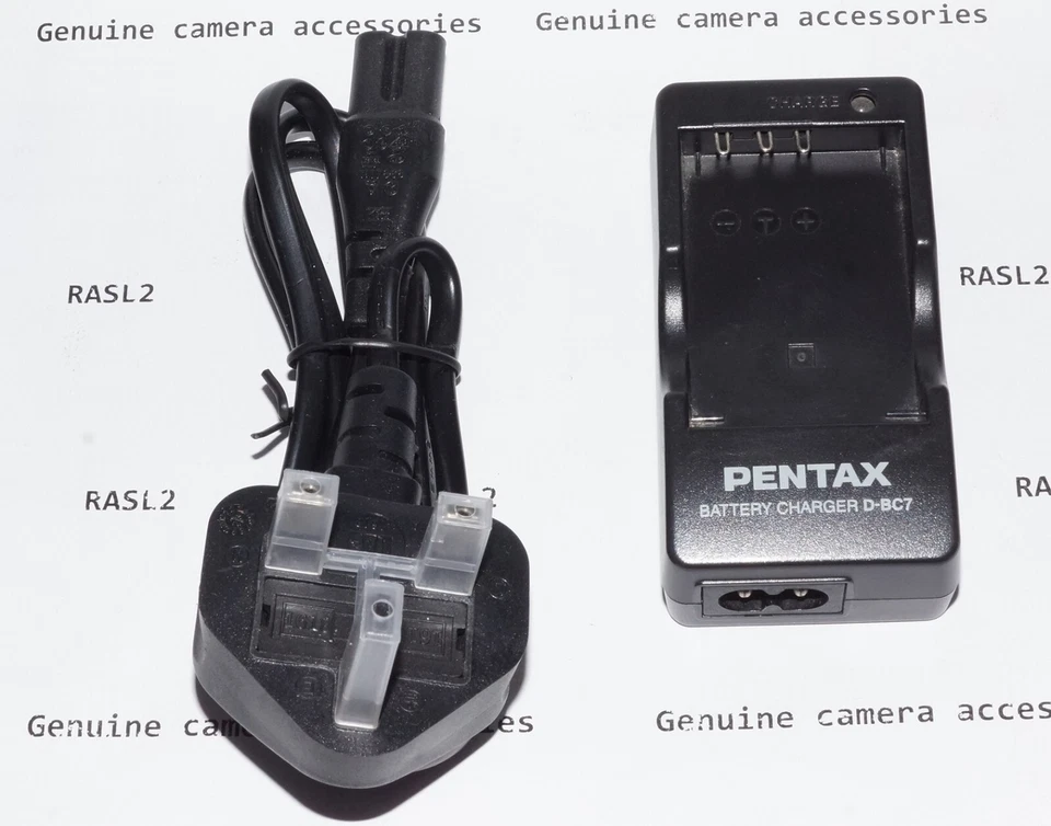 Genuine Pentax charger for D-Li2 Optio 330 RS, 430 RS, 450 550 555 D-LI2, D-BC7 - Image 2 of 2