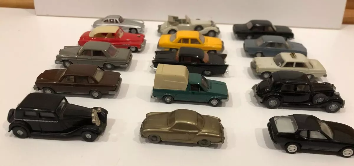 Fifteen 1960s 70s Wiking German Plastic Cars Excellent eBay