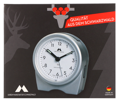 UTS Funk Wecker DCF mit Snooze und Beleuchtung Uhr ***UTS Manufaktur Schwarzwald - Bild 10 von 16