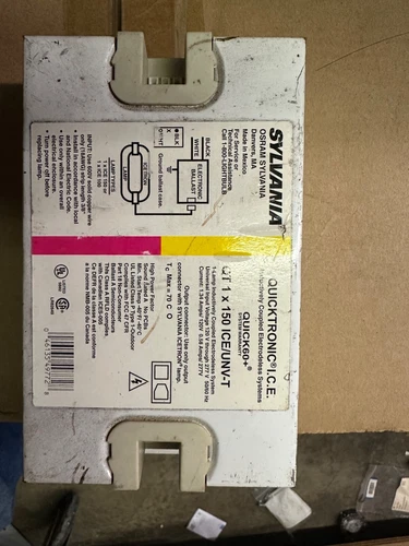 SYLVANIA BALLAST QUICKTRONIC I.C.E. QT 1X150 ICE/UNV QT1X150 FOR ICE150 ICE100