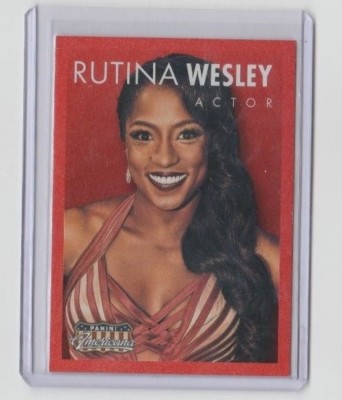 2015 Panini Americana Red Parallel Trading Card #46 Rutina Wesley