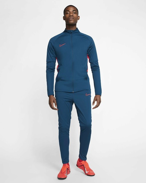 Nike Dry Academy Football Tracksuit Sz M Blue Red New AO0053 432 for sale online