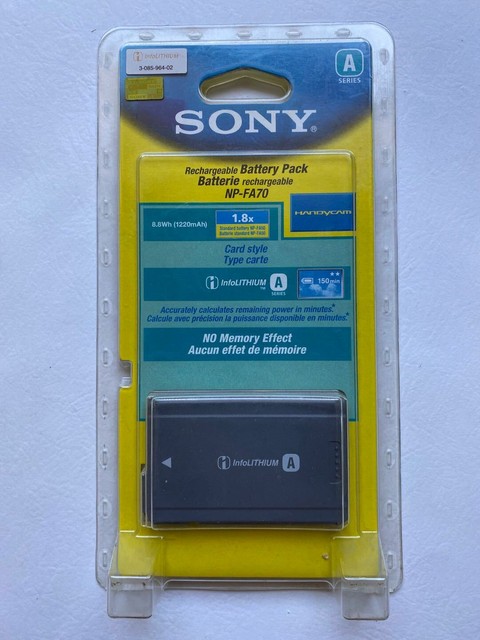 Аккумулятор sony np fa70