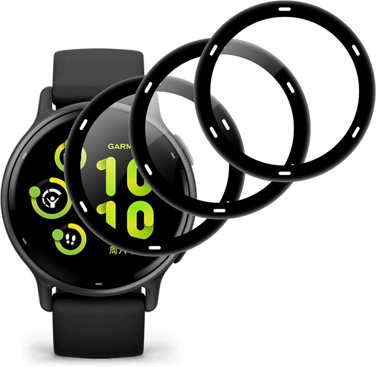 brotect Pellicola Vetro Opaca per Garmin Forerunner 955 Solar / 955 (3 Pezzi) Protezione Schermo [Anti-Riflesso, Durezza 9H
