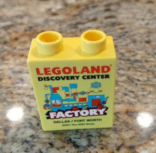 LEGO DUPLO LEGOLAND Discovery Center Factory Dallas FtWorth Promo Brick - Picture 2 of 2
