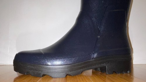 AIGLE WADERS GOMMA TAGLIA 43 BLU MARINO BREA CUISSARDE M - Imagen 10 de 15