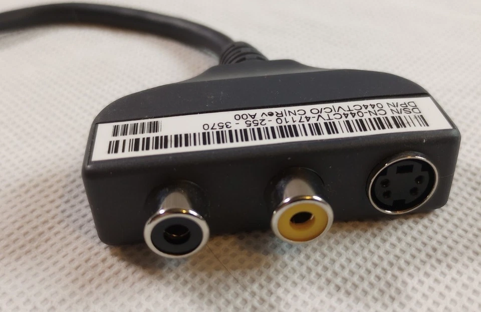 Dell S Video Audio Adapter Cable CN-044CTV-47110-18T-0985 Gray PC Computer Part - Image 4 of 4