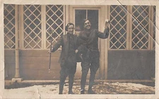 Uriage France Military Real Photo Antique Non-Postcard (J35792)