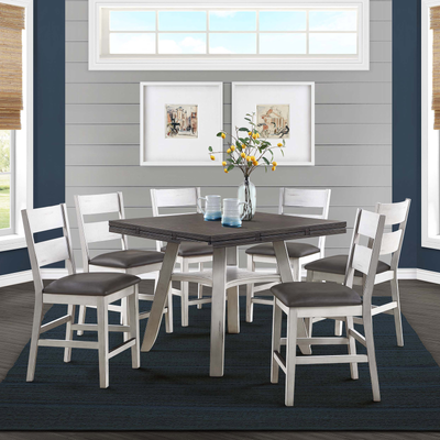 7 Piece Round Counter Height Dining Set Pictures