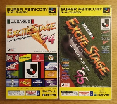 Nintendo Super Famicom Spiel EXCITE STAGE 94 95 Games OVP CIB SFC Japan Sammlung