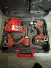 Milwaukee Cordless Compact Twin Pack M18BLCPP2A-502C 18V 2 x 5.0Ah Li-Ion Case