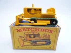 VINTAGE MATCHBOX LESNEY No.18d CATERPILLAR BULLDOZER IN ORIGINAL BOX 1964