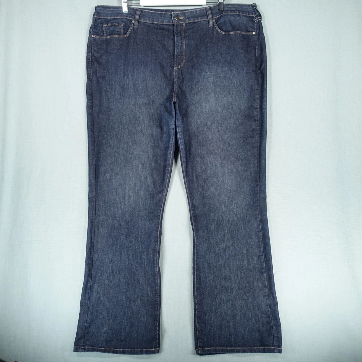 Jeans Femme NYDJ (Not Your Daughters Jeans) Taille 6 - Couleur Kaki - 5 Poches - Occasion Très Bon état