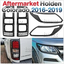 NEW Black Front Tail Rear Light Lamp Cover Chevrolet Colorado 2018 2019 Truck KT