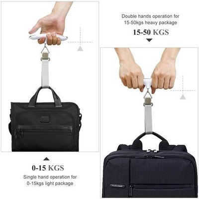 Pèse-Bagage Électronique LCD – Portable avec Ruban, Piles