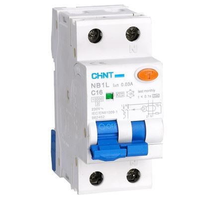 Disjoncteur différentiel CHINT 10A boîtier robuste haute performance 10kA