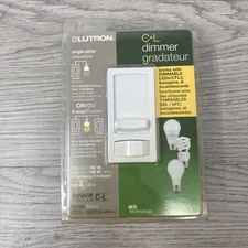 Lutron Skylark Contour Dimmer Switch Single-Pole/3-Way White CTCL-153PDH-WH-C
