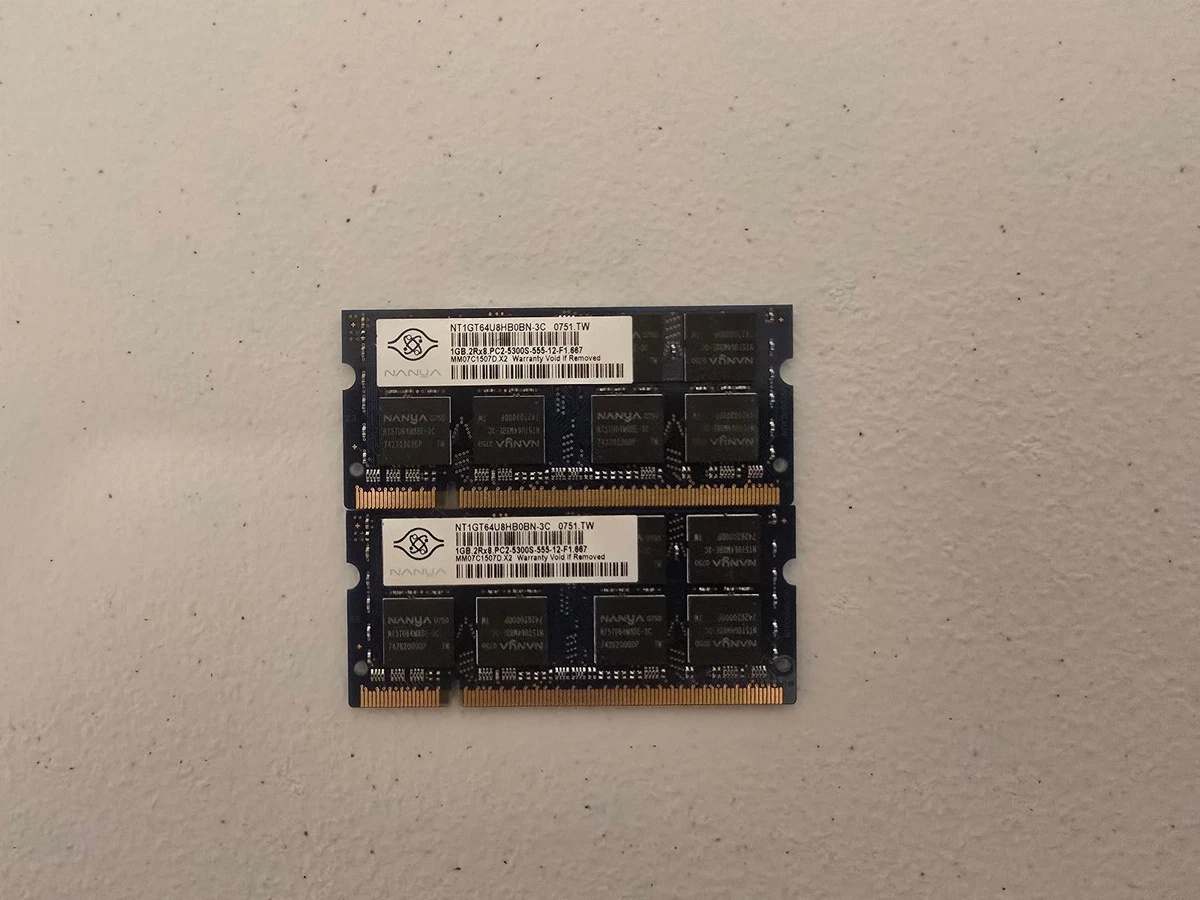 Preços baixos em Nanya PC2-5300 DDR2-667 1 GB de memória (RAM