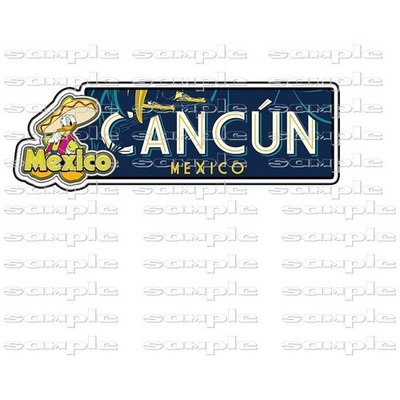 Disney Cancun Mexico Title rbj  Premade Scrapbook Page Paper Piece die cut