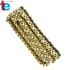 New 530 X 130 Gold O-Ring Drive Chain ORing 530 Pitch x 130 Links Master O Ring