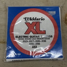 D'Addario J22 Set Electric Baritone Guitar Strings XL Nickel Bound 13-56