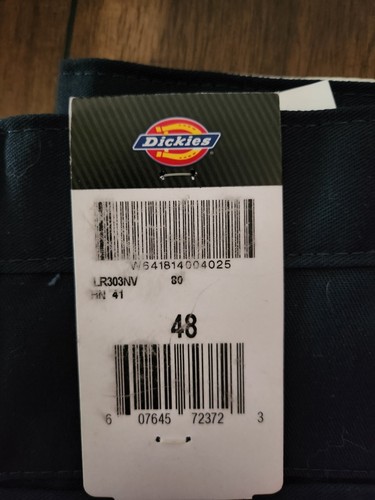 Men's Dickies Navy Work Shorts 48" X 7" LR303NV New with Tags - Picture 8 of 10