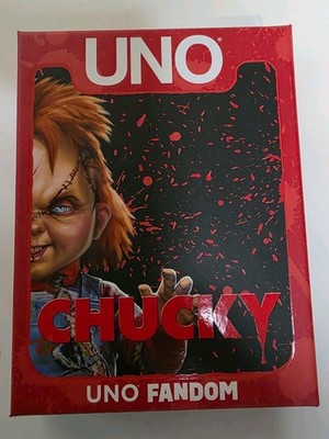 Uno Fandom CHUCKY Child's Play UNO Card Game Deck Mattel