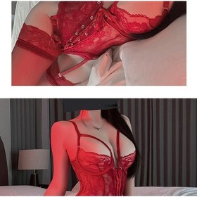 Women's Sexy-Lingerie Babydoll Sleepwear Underwear Lace Dress G-string Nightwear