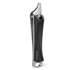 Ingrown Nail Clippers, Slanted Curved Blade Toe Clippers for 1PC, Black