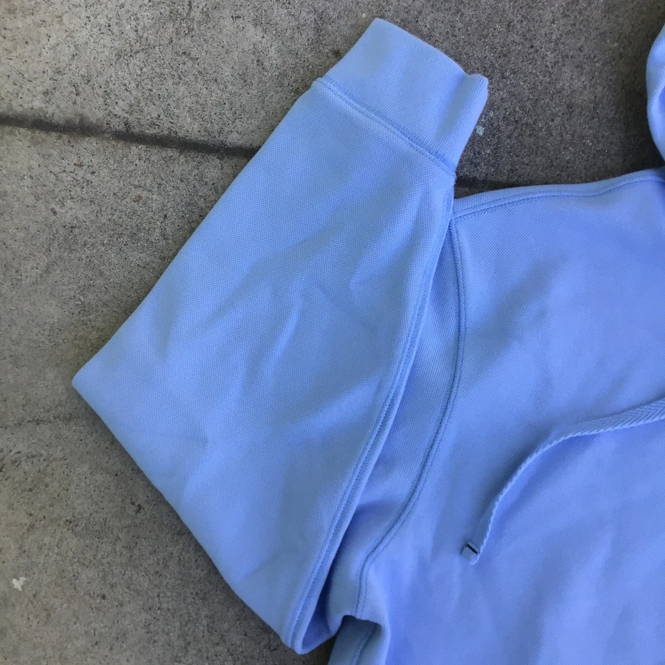 Conjunto de sudadera con capucha suéter (42) y pantalones deportivos Lacoste para mujer (42) azul Foto 2 de 4