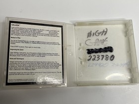 Galaga Cartridge with Permastruct & PowerLine NES Nintendo Rental Case