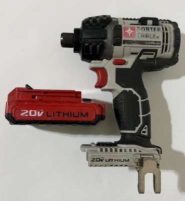 #ad #ad PORTER CABLE PCC640 20V Max Lithium Ion Impact Driver With Battery TESTED $45.00