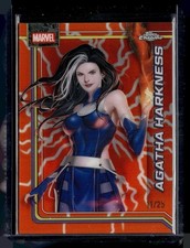 2026 TOPPS CHROME MARVEL ORANGE STORM REFRACTOR /25 3 Agatha Harkness