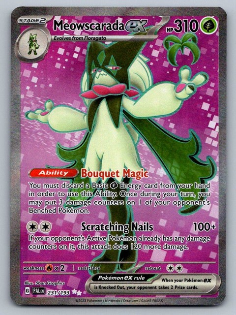 Meowscarada ex #231 (Paldea Evolved (2023))