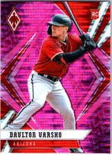 2021 Panini Chronicles - Phoenix Daulton Varsho #11 Pink Pulsar (RC)