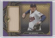 2022 Topps Triple Threads Single Jumbo Relics Amethyst 24/36 Gio Urshela 05dl