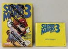 1990 Nintendo NES CHALLENGE SET Super MARIO Bros. 3 - - EMPTY BOX & Manual ONLY