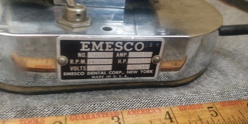 Trapano dentale EMESCO ~ funzionante necessita cavo ~ motore con braccio e manipolo - Foto 4 di 22