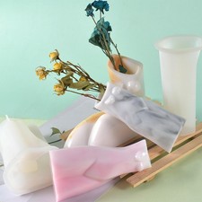 Silicone Mould Flowerpot Concrete Planter Making Flower Pot Mold Plaster