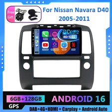 DAB+ Für Nissan Navara D40 2005-11 Autoradio Android 16 Navi GPS CarPlay QLED 4G