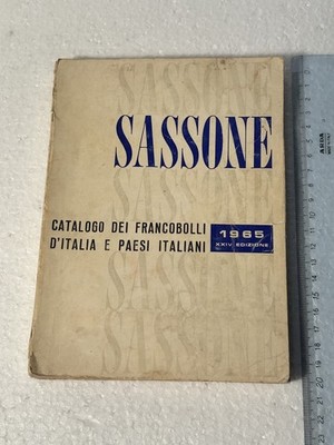 SACHSEN 1965 BRIEFMARKENKATALOG ITALIEN UND ITALIENISCHE LÄNDER OLD STAMP CATALOG