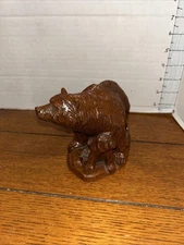 The Grizzly Bear 494 & Cub Wetherbee Figurine Red Mill MFG 494
