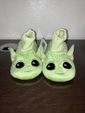 Disney Star Wars Grogu Baby Yoda Slippers Toddler Size 7/8 The Mandalorian NWT