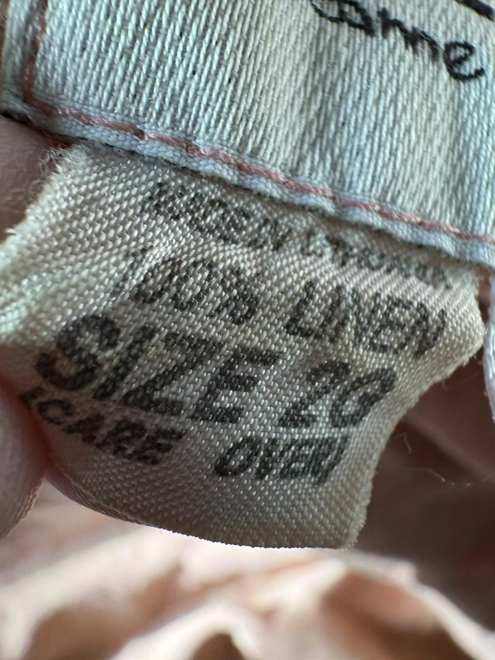 Top de lino manga larga FLAX by Jaime Engelbert talla 2G (brazo trasero defectuoso menor) Foto 3 de 4