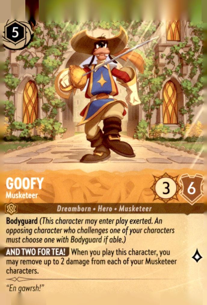 Goofy - Musketeer 4/204 Uncommon The First Chapter Lorcana Near Mint