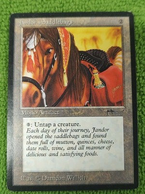 ***Jandor's Saddlebags*** MTG Arabian Nights Magic The Gathering