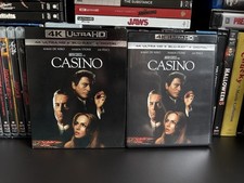 Casino 4K Ultra HD, Blu-ray, 1995 w/ Rare OOP Slipcover   No Digital