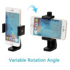 Tripod Mount Universal 360 Degree Mobile Phone Clip for 1/4" Screw Holes