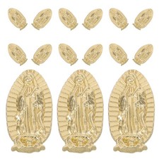 100 Pcs Buddha Embossed Nails Art Accessories Manicure Decoration Supplies