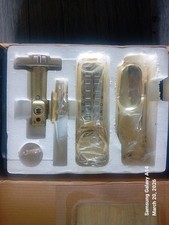 Borg Locks Digital Push Button Lock Brass Finish Door Lock